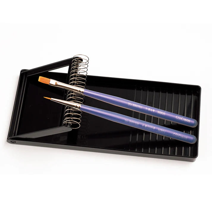 paintbrush holder showing 2 paintbrushes