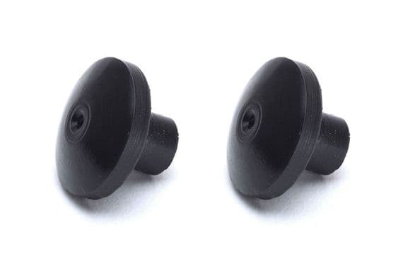 pair of black drive bushes for Keil Kraft  rubber powered model aircraft 