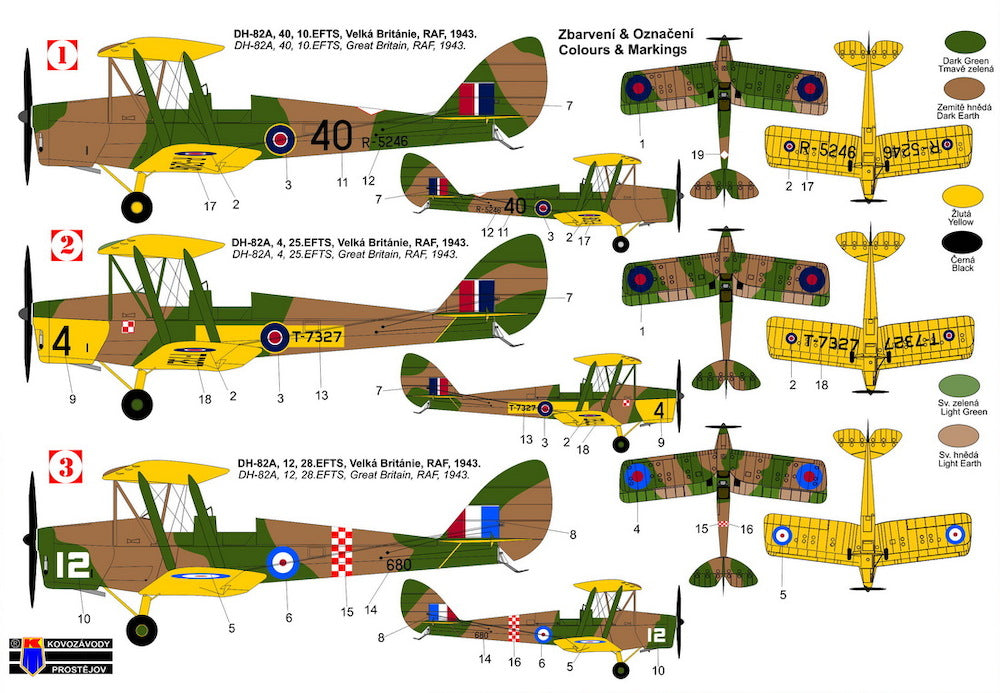 KPM0363  1:72 De Havilland DH-82A 