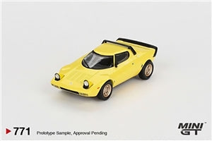 Mini GT Lancia Stratos HF Stradale Giallo Fly 1:64 MGT00771-1
