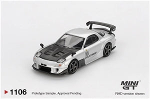 Model car on a white background with 'MINI GT' branding.